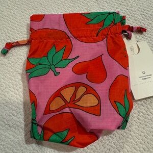 BAGGU Tomato Drawstring Pouch